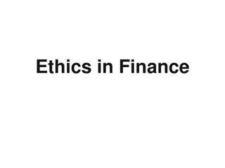Ethics and Fraud in Finance Management