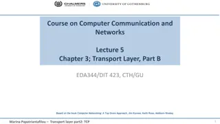 Transport Layer: TCP Principles and Pipelining Efficiency