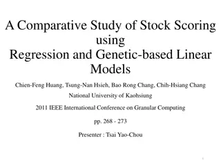 Stock Scoring Methods: Regression vs Genetic-Based Models