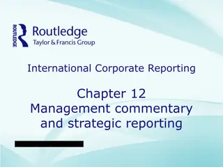 International Corporate Reporting - Management Commentary and Strategic Reporting