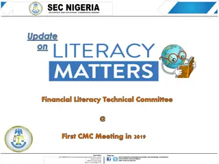 Financial Literacy Technical Committee Update 2017 - CMC Meeting Highlights