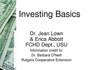 Investing Basics for Financial Success