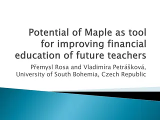 Financial Literacy Education in Czech Republic