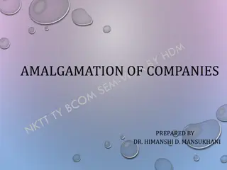 Amalgamation of Companies and Its Objectives