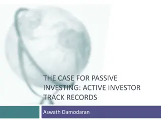 The Case for Passive Investing: Active Investor Track Records Overview