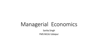Managerial Economics: Nature, Scope, and Applications