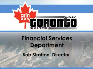 Financial Services Department Overview & Staff Details