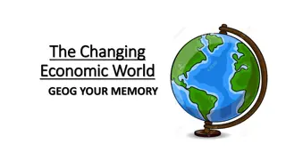 Economic Development and Disparities