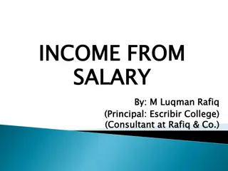 Income from Salary and Employee Benefits