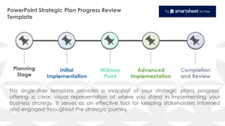 Visual Strategic Progress Review Template for Effective Stakeholder Communication