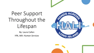 Peer Support Across the Lifespan: A Comprehensive Guide
