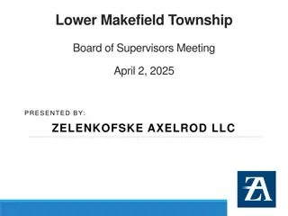 Lower Makefield Township Board of Supervisors Meeting Financial Audit Results 2023