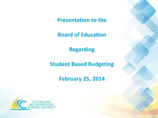 Student-Based Budgeting in Education