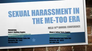 Ending Mandatory Arbitration for Sexual Harassment Claims