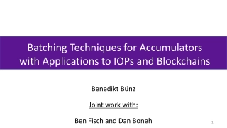 Batching Techniques for Accumulators: Applications to IOPs and Blockchains