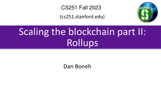 Scaling the Blockchain: Rollups for Increased Transaction Speed