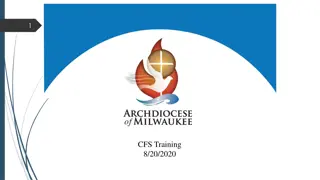 Confidential Financial Statement (CFS) Process and Guidelines