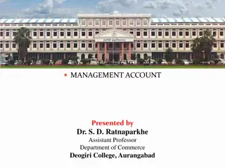 Analysis and Interpretations of Financial Statements for Decision Making