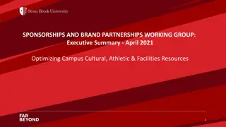 Optimizing Campus Cultural, Athletic & Facilities Resources through Sponsorships