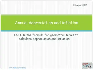 Depreciation and Inflation in Economics