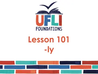 Lesson 101-ly Slides Overview and Learning Resources