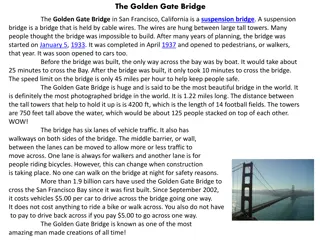 Fascinating Facts about the Golden Gate Bridge