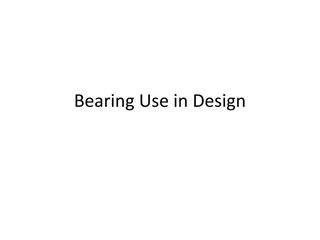 Bearing Terminology and Selection