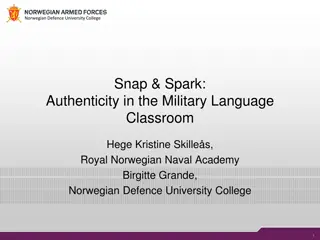 Authenticity in Military Language Classroom