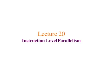 Instruction-Level Parallelism in Processors