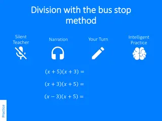 Fun Division Practice with Bus Stop Method