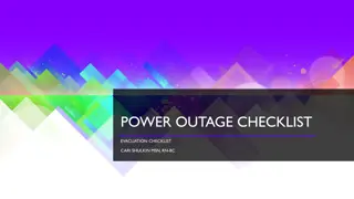 Emergency Preparedness Tips for Power Outages and Evacuations