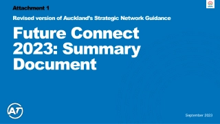 Future Connect 2023 Summary Document Overview