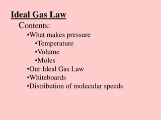 Ideal Gas Law and Gas Calculations