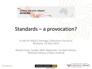Exploring Standards and Heritage Collections in Brisbane