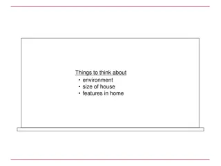 Considerations for Home and Car Features