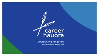 Empower Rangatahi to Live Their Best Life with Career Central