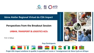 6th Atelier Regional Virtuel du CEA Impact: Perspectives & Achievements