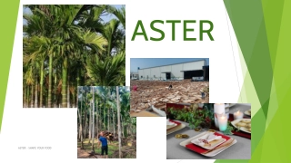 ASTER - Shaping a Plastic-Free and Eco-Friendly Food Industry