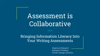 Bringing Information Literacy Into Writing Assessments: Collaborative Approach