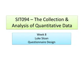 Validity and Reliability in Questionnaire Design for Social Concepts