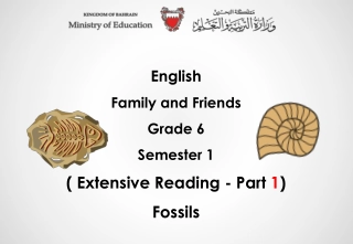 Exploring Fossils: Extensive Reading for Grade 6