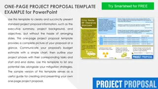 Efficient One-Page Project Proposal Template for PowerPoint Presentation