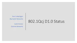 IEEE 802.1Qcj Status Update and Terms Discussion