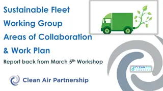 Sustainable Fleet Collaboration Areas and Tasks Report