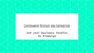 Government Revenue and Expenditure in Business Studies
