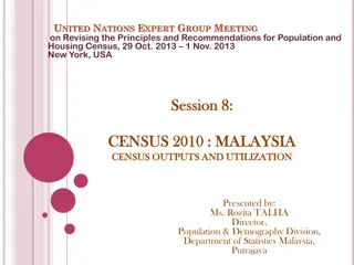 Malaysia Census 2010: Overview of Data Collection and Utilization