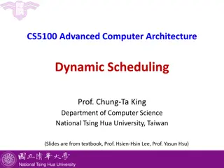 Dynamic Scheduling in Advanced Computer Architecture