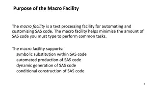 A Comprehensive Guide to SAS Macro Facility