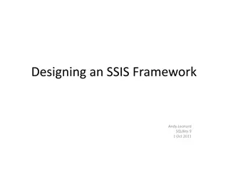 Designing an SSIS Framework at SQLBits 9.1 Conference