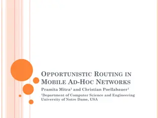 Opportunistic Routing in Mobile Ad-Hoc Networks Explained